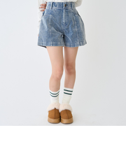 こなれ見えコーデュロイショートパンツ