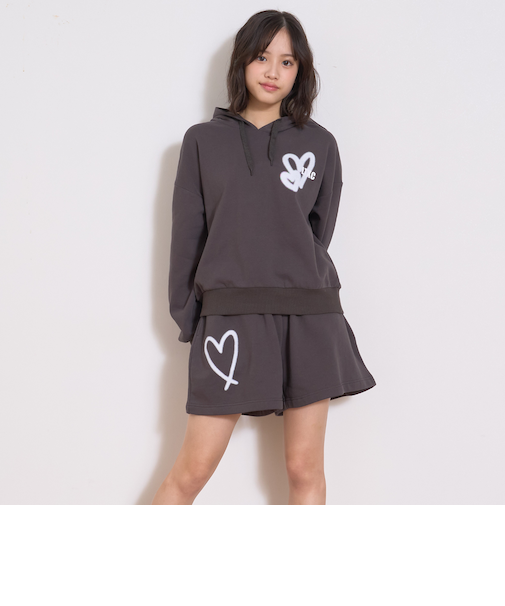 【LTXC】【綿100%】裏毛バックスプレーセットアップ