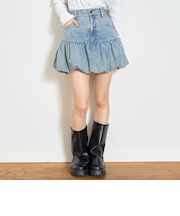 【LTXC】デニムバルーンスカート