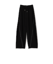 【LTXC】【起毛】スタッズカーブスウェットパンツ