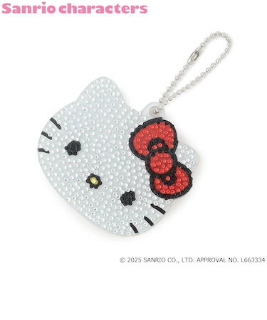 【サンリオキャラクターズ】キラキラフェイスミラーチャーム