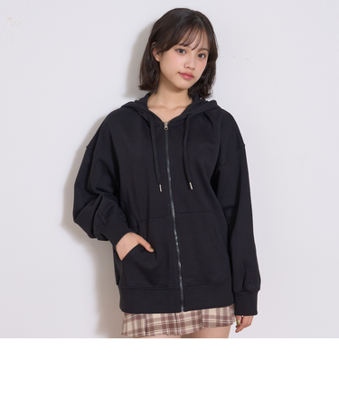 【裏起毛】綿100%ZIPパーカ