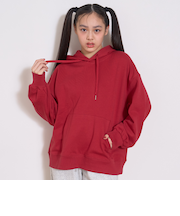 【裏起毛】綿100%プルパーカ