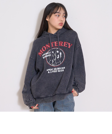 【LTXC】ピグメントプルパーカ