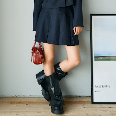 【卒服・セレモニー】ボックスプリーツスカパン