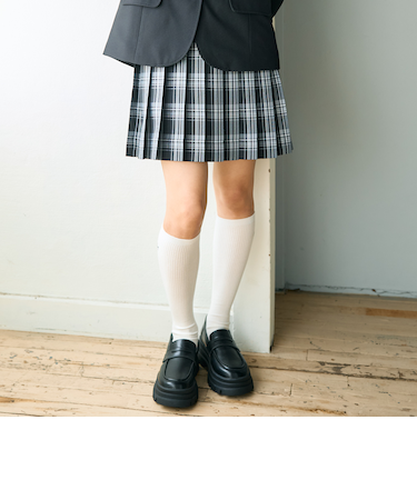 【卒服・セレモニー】チェック柄プリーツスカパン
