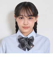 【卒服・セレモニー】チェック柄リボンタイ