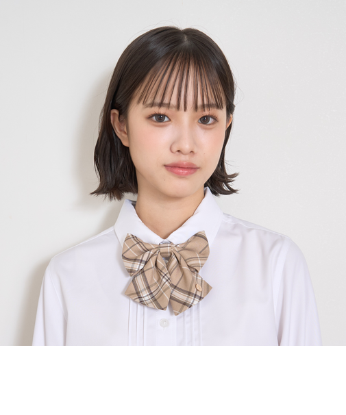 【卒服・セレモニー】チェック柄リボンタイ