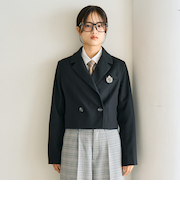 【卒服・セレモニー】エンブレムつきボレロジャケット