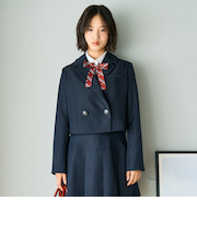 【卒服・セレモニー】エンブレムつきボレロジャケット