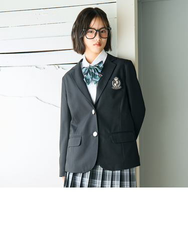 【卒服・セレモニー】エンブレムつきテーラードジャケット