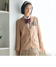 【卒服・セレモニー】エンブレムつきテーラードジャケット