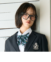 【卒服・セレモニー】レジメンタル柄リボンタイ