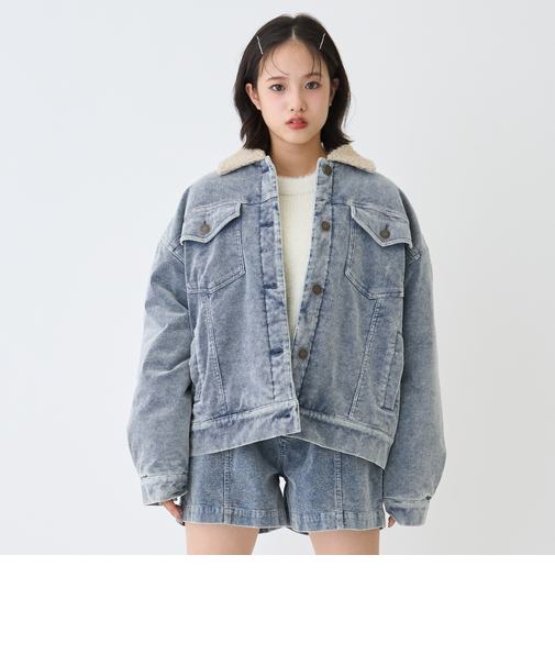 裏キルトコーデュロイブルゾン