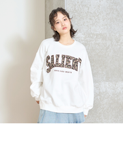 【LTXC】【裏起毛】柄ロゴアップリケプルオーバー