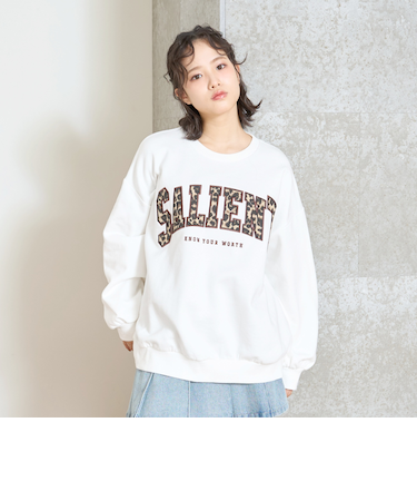 【LTXC】【裏起毛】柄ロゴアップリケプルオーバー