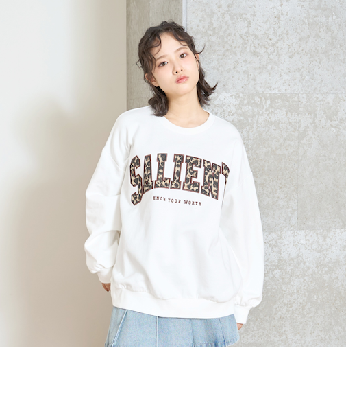 【LTXC】【裏起毛】柄ロゴアップリケプルオーバー