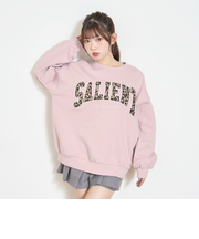 【LTXC】【裏起毛】柄ロゴアップリケプルオーバー