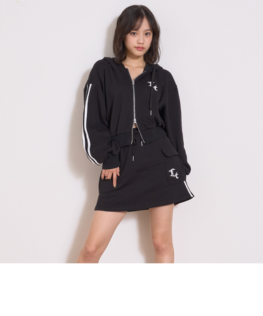 【LTXC/裏シャギー】ジップパーカーセットアップ