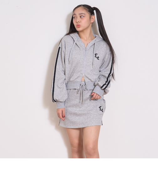 【LTXC/裏シャギー】ジップパーカーセットアップ