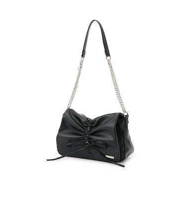 合皮リボンチェーンショルダー