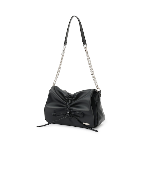 合皮リボンチェーンショルダー