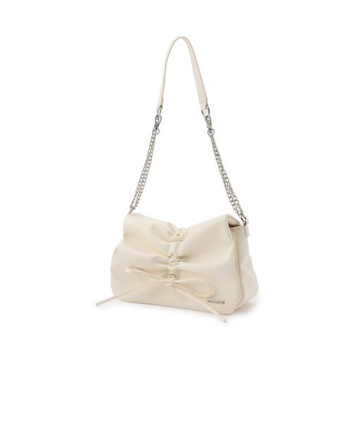 合皮リボンチェーンショルダー