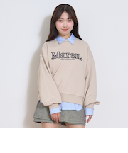 立体ロゴ刺しゅうベーシックトレーナー