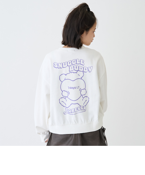 7days】クマハートトレーナー｜ラブトキシックの通販｜&mall（アンド