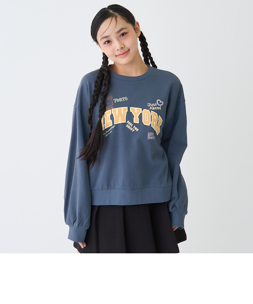 【７days】カレッジモチーフトレーナー