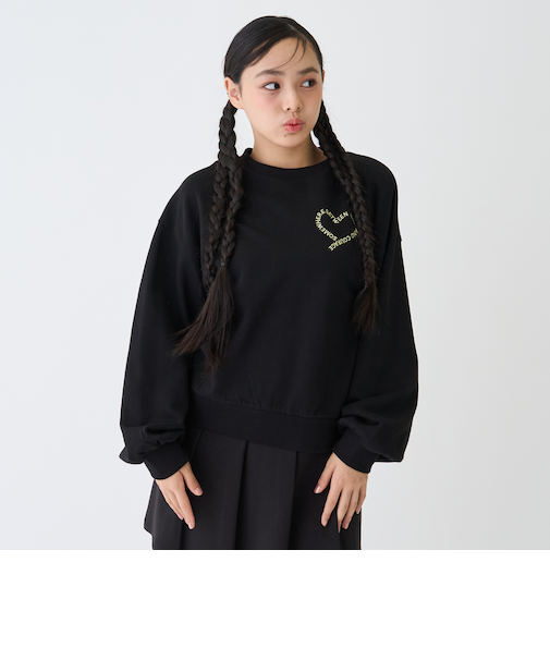 【7days】ロゴハートトレーナー