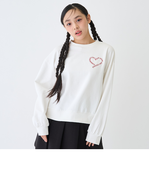 UK ダークブルートレーナーとハートロゴトレーナー 7days】ロゴハートトレーナー｜ラブトキシックの通販｜&mall（アンド