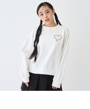 【7days】ロゴハートトレーナー