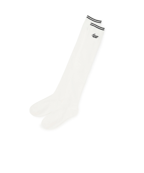 ラインロゴニーハイソックス