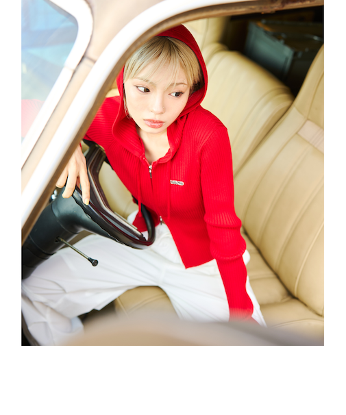 【LTXC】【アラエル】リブZIPパーカー