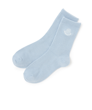 フラワー刺しゅうクルーソックス