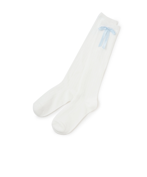 リボンハイソックス