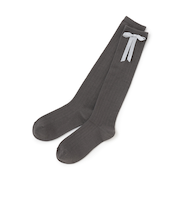 リボンハイソックス