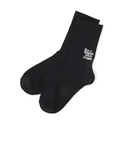 バックロゴクルーソックス