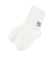 バックロゴクルーソックス