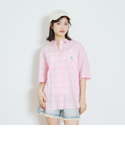 【7days】チェックビック半袖シャツ