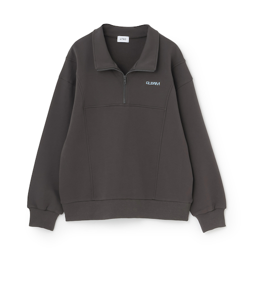 【LTXC/綿100%】ハーフZIPプルオーバー