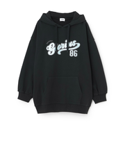 【LTXC/綿100%】ロゴパーカチュニックワンピ