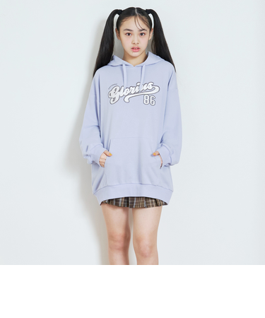 【LTXC/綿100%】ロゴパーカチュニックワンピ