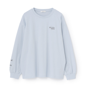 【綿100%】バックロゴカラー長袖T