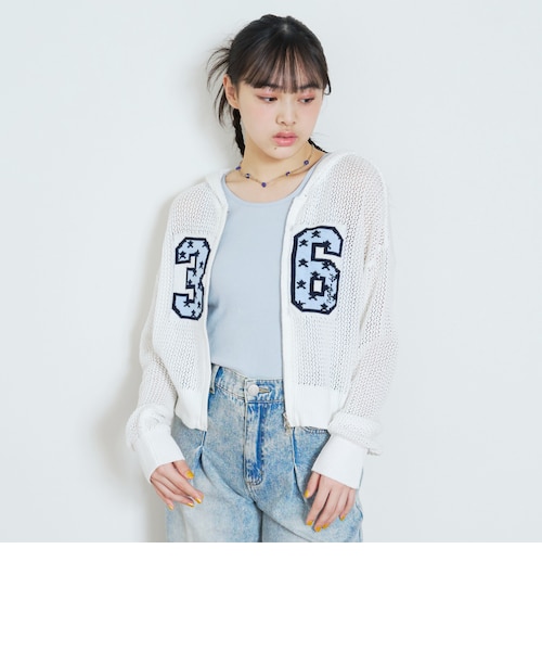 7days】メッシュニットパーカー｜ラブトキシックの通販｜&mall（アンド