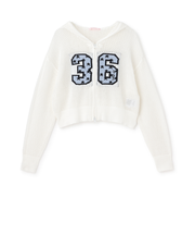 【7days】メッシュニットパーカー