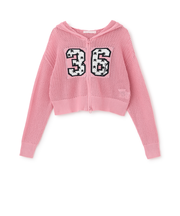 【7days】メッシュニットパーカー