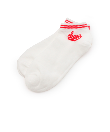 ラインロゴスニーカー丈ソックス