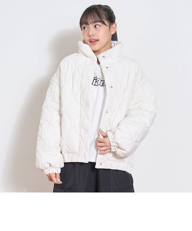 ビッグパフキルティングブルゾン